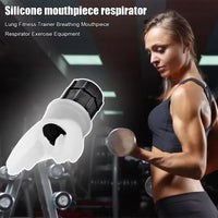 New Sports Breathing Trainer Portable Lung Capacity Abdominal Breathing Trainer with Adjustable Intensity Knob Improve Strength